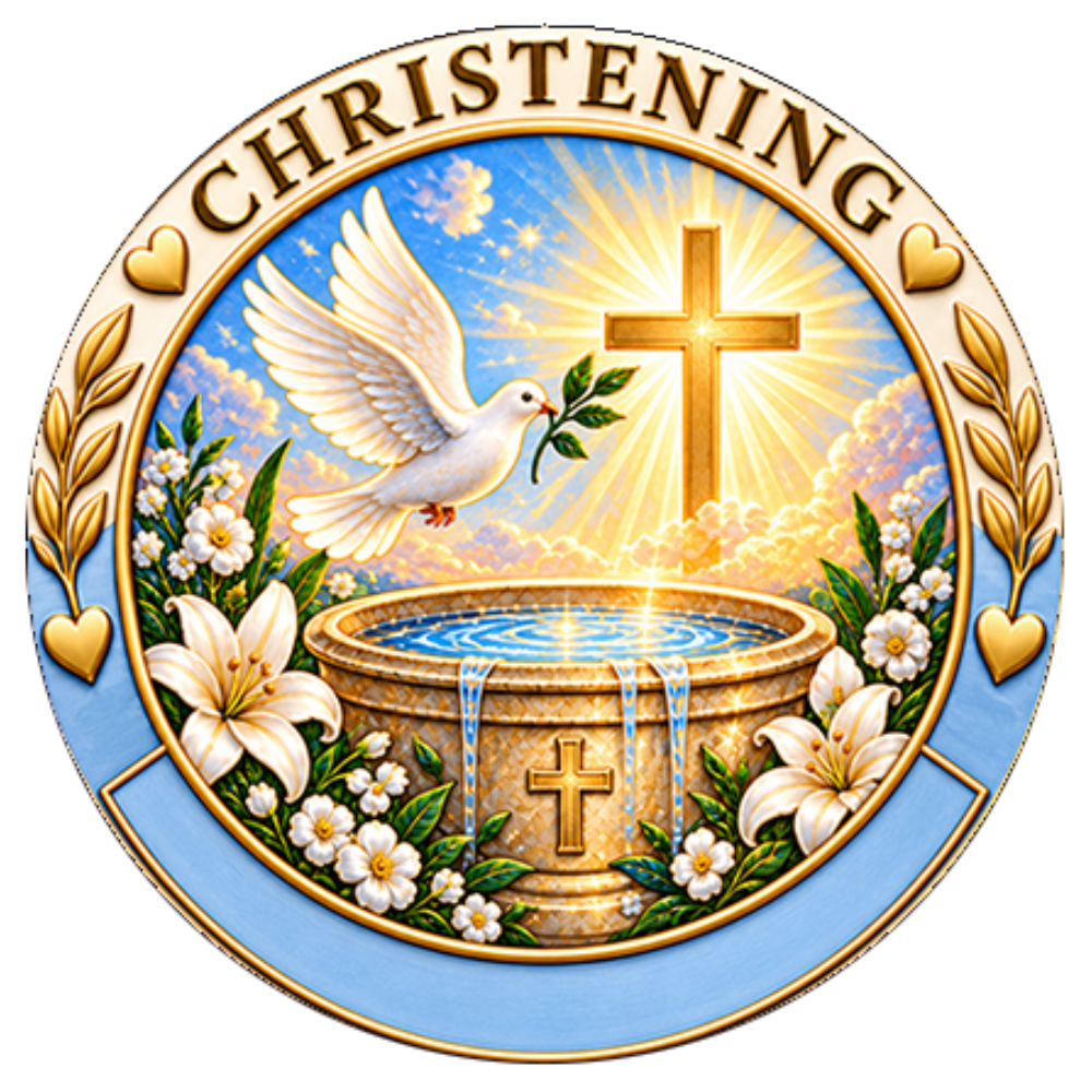 Personalised Christening Coin